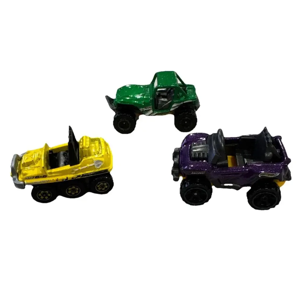 Lot Of 3 Matchbox Hot Wheels Die Cast Cars Toy Cars Vehicles Colorful